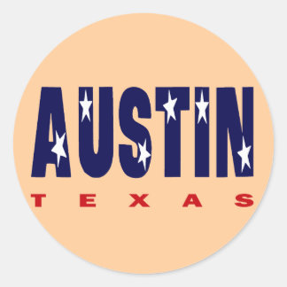 ADESIVO REDONDO AUSTIN, TEXAS