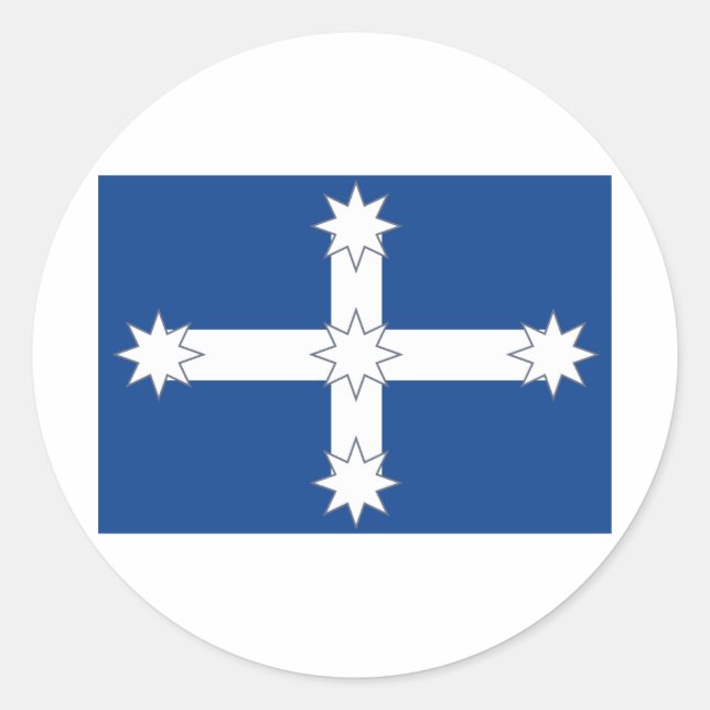 Adesivo Redondo Austrália Eureka (Frente)