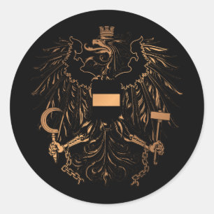 Adesivo Redondo Áustria