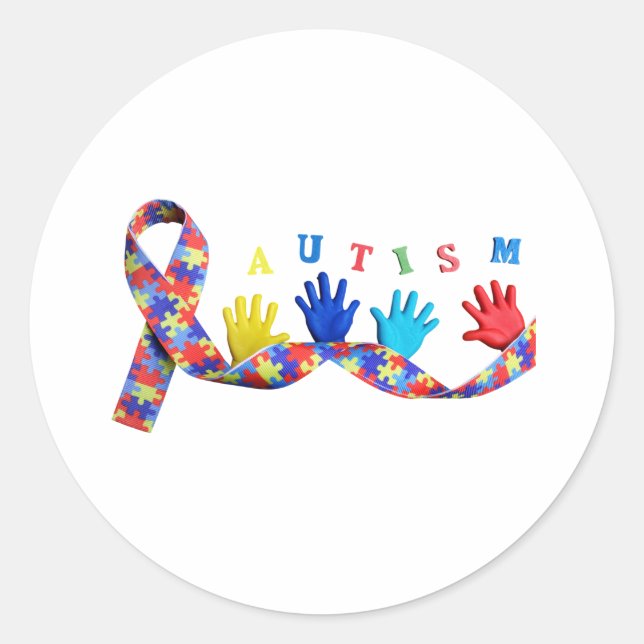 Adesivo Redondo Autism (Frente)