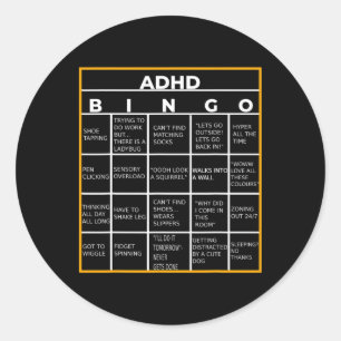 Adesivo Redondo Autismo Dia da Consciência da Saúde Mental Advertê
