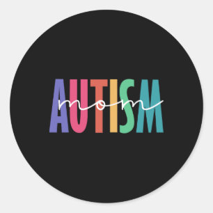 Adesivo Redondo Autismo Mãe Neuro Diverse Shirt Para Mamãe