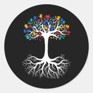 Adesivo Redondo Autismo Não Vem Com Deficiência Manual Mont