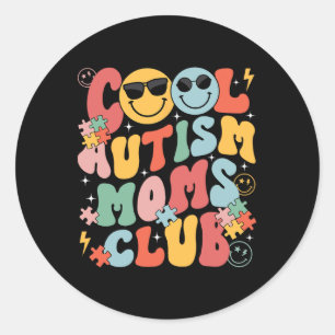 Adesivo Redondo Autismo Sensibilização Legal Autismo Mães Club Mam