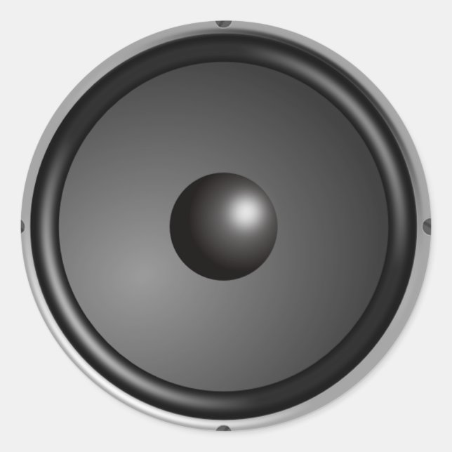 Adesivo Redondo Auto-falante (Frente)