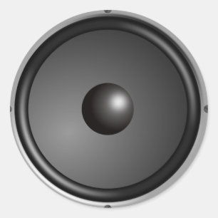 Adesivo Redondo Auto-falante