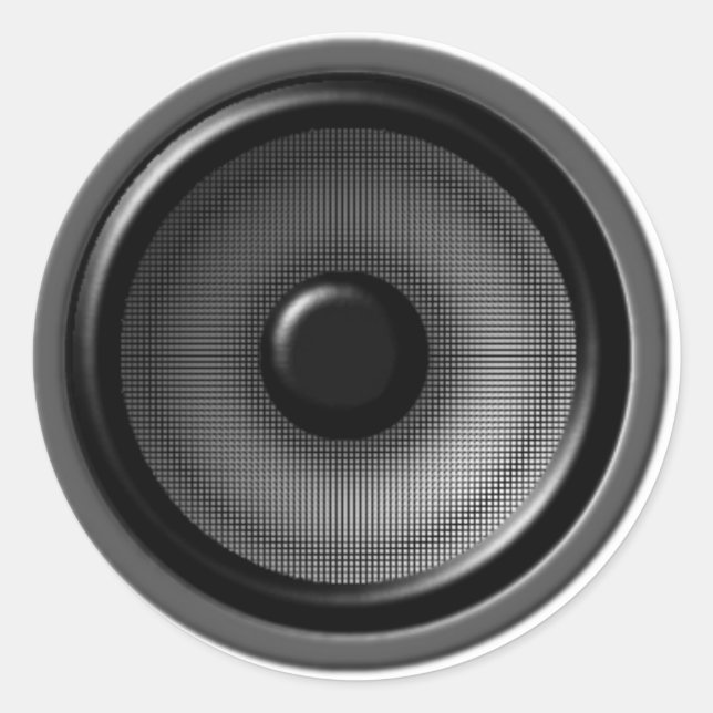 Adesivo Redondo Auto-falante (Frente)