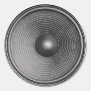 Adesivo Redondo Auto-falante