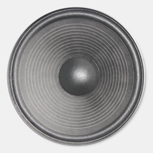 Adesivo Redondo Auto-falante (Frente)