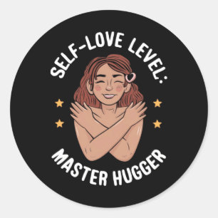 Adesivo Redondo Autoamor Nível Master Hugger Sticker