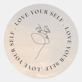 Adesivo Redondo Autoatendimento