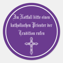 Autoaufkleber für den Notfall