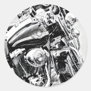 Adesivo Redondo Autobicicleta Autosketch Sticker