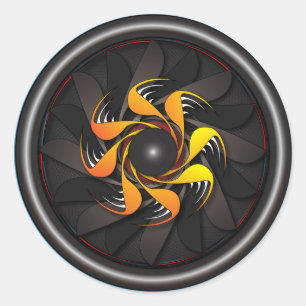 Adesivo Redondo Autocolante