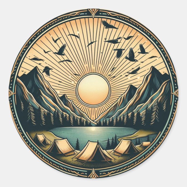 Adesivo Redondo Autocolante (Frente)