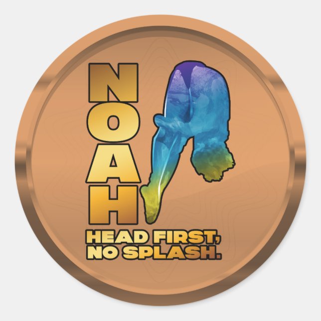 Adesivo Redondo autocolante (Frente)