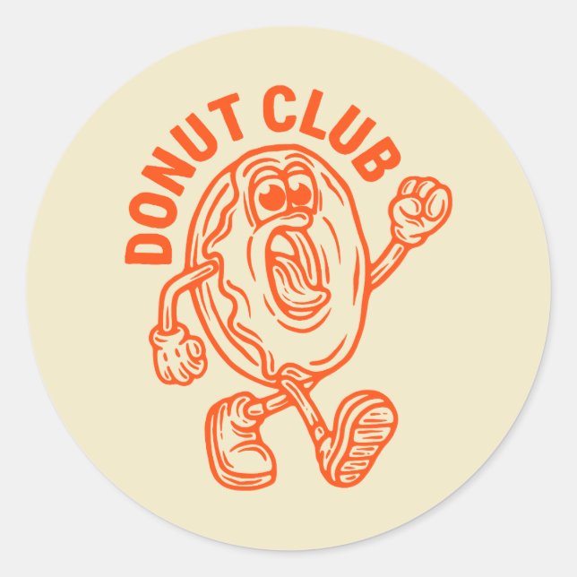 Adesivo Redondo Autocolante (Frente)