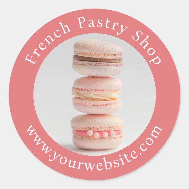 Adesivo Redondo Autocolante (Frente)