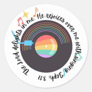 Adesivo Redondo Autocolante