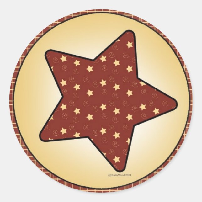 Adesivo Redondo Autocolante (Frente)