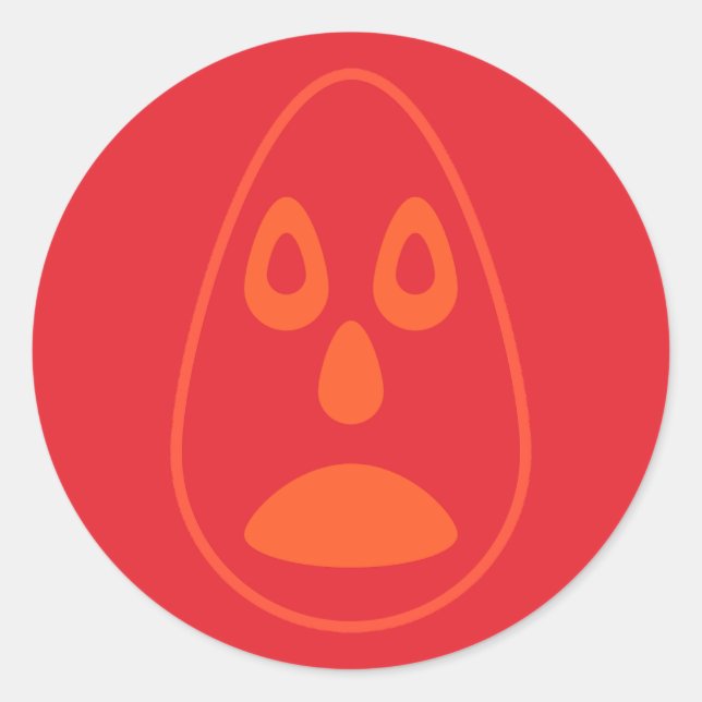 Adesivo Redondo Autocolante (Frente)