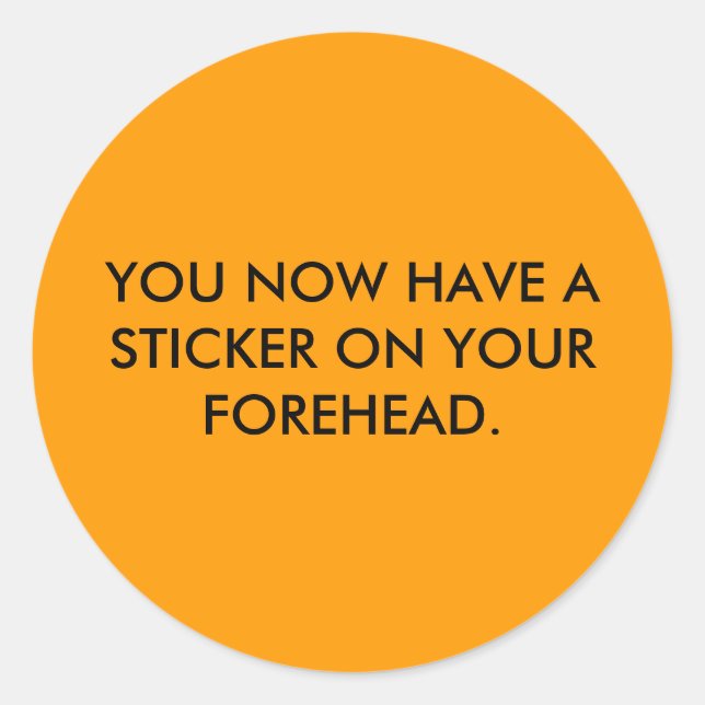 Adesivo Redondo Autocolante (Frente)