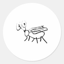 Adesivo Redondo autocolante