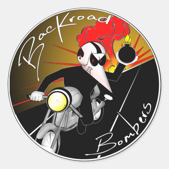 Adesivo Redondo Autocolante (Frente)