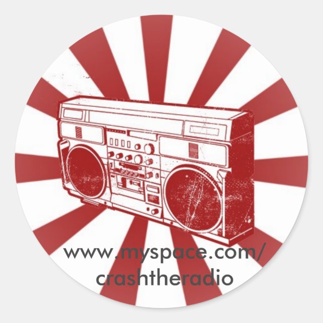 Adesivo Redondo Autocolante (Frente)