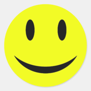 Adesivo Redondo Autocolante amarelo