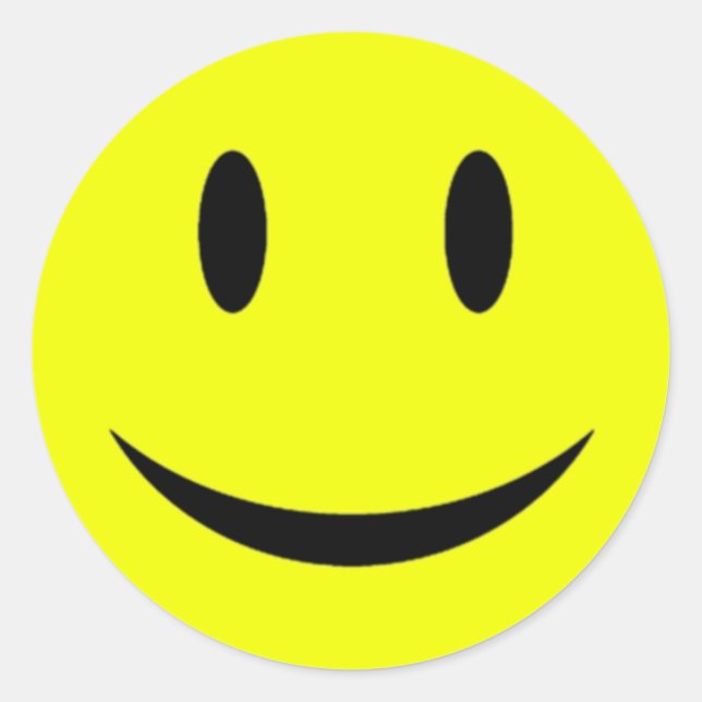 Adesivo Redondo Autocolante amarelo (Frente)