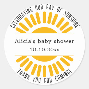 Adesivo Redondo Autocolante Boho Sun Clássico Personalizado