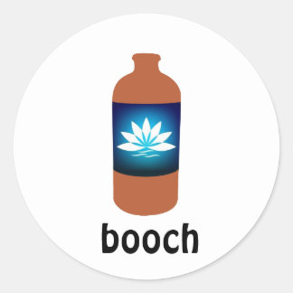 Adesivo Redondo autocolante booch - kombucha