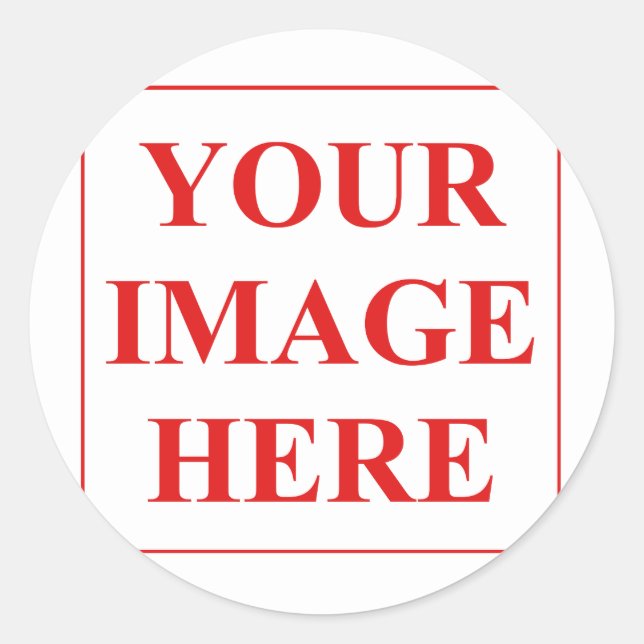 Adesivo Redondo Autocolante circular personalizado para personaliz (Frente)