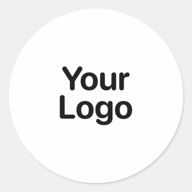 Adesivo Redondo Autocolante clássico personalizado - Coloque-o. Ad (Frente)