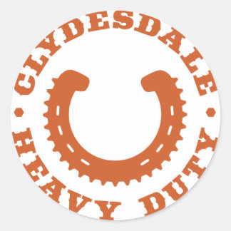 Adesivo Redondo Autocolante Clydesdale MTB "Heavy Duty"