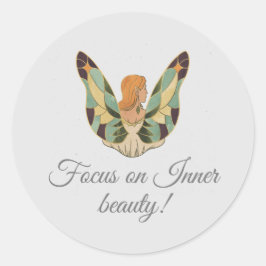 Adesivo Redondo Autocolante de asas