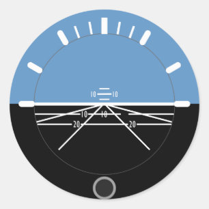 Adesivo Redondo Autocolante de aviação AI