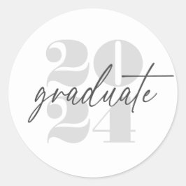 Adesivo Redondo Autocolante de Cinzas Brancas de Formando Minimali