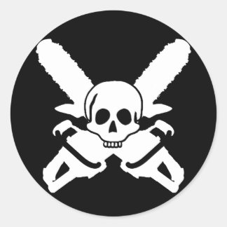 Adesivo Redondo Autocolante de corrente