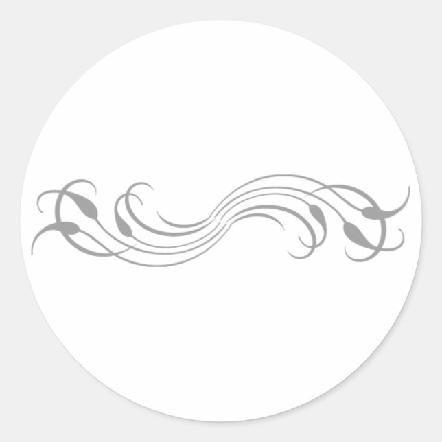 Adesivo Redondo Autocolante de design personalizado (Frente)