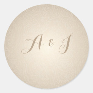 Adesivo Redondo Autocolante de Envelope de Convite de Designer