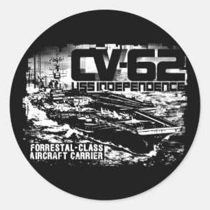 Adesivo Redondo Autocolante de independência da transportadora aér