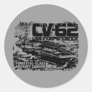 Adesivo Redondo Autocolante de independência da transportadora aér