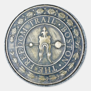 Adesivo Redondo Autocolante de Rastreamento de Liberdade