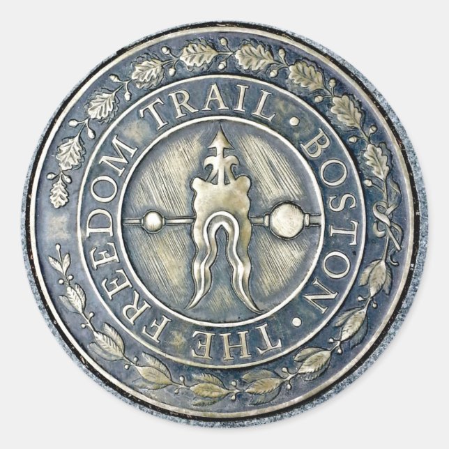 Adesivo Redondo Autocolante de Rastreamento de Liberdade (Frente)