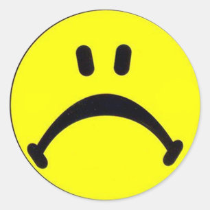 Adesivo Redondo Autocolante de rosto