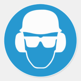 Adesivo Redondo Autocolante de segurança