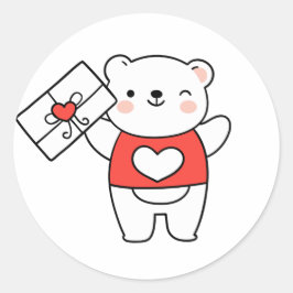 Adesivo Redondo Autocolante de Surpresa Sensível Único