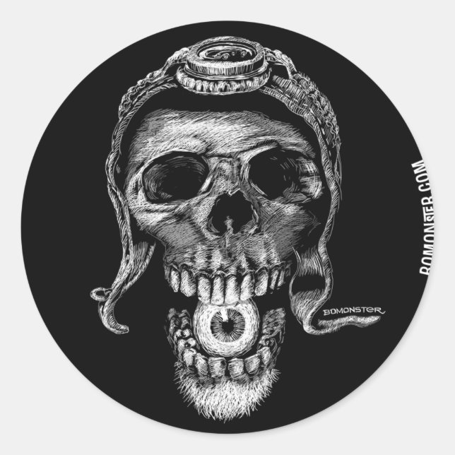 Adesivo Redondo Autocolante de velocidade (Frente)